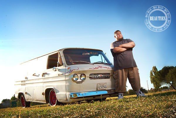 vary rare, bagged 1962 chevy corvair 8-door panel van