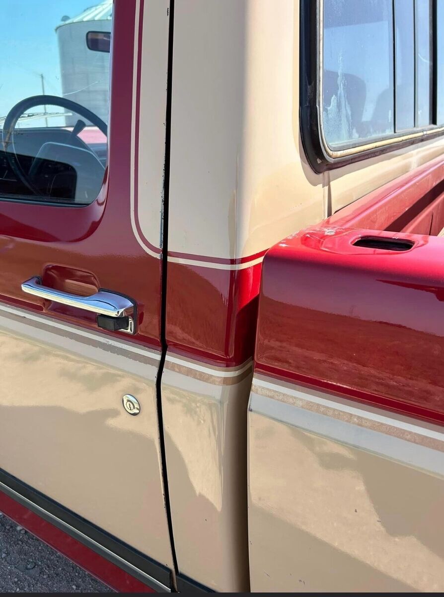1990 ford f-150 red rwd automatic