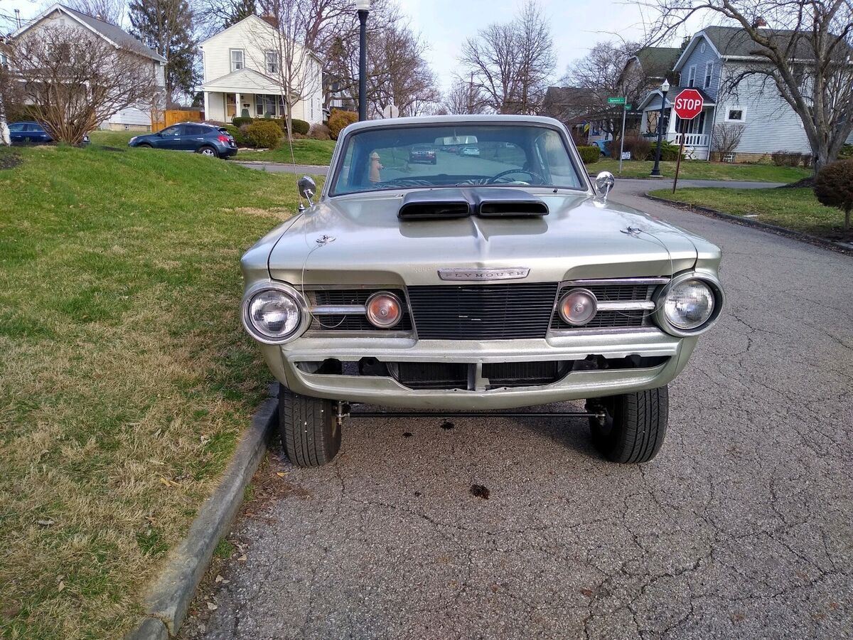 1965 plymouth barracuda coupe silver rwd automatic