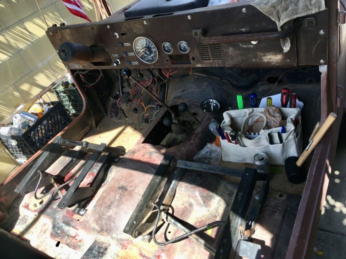 1970â€™s jeep cj with willys bones, registered 56â€™ project easily finished!