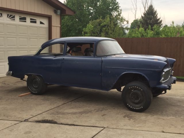 1955 chevy bel air gasser x race car