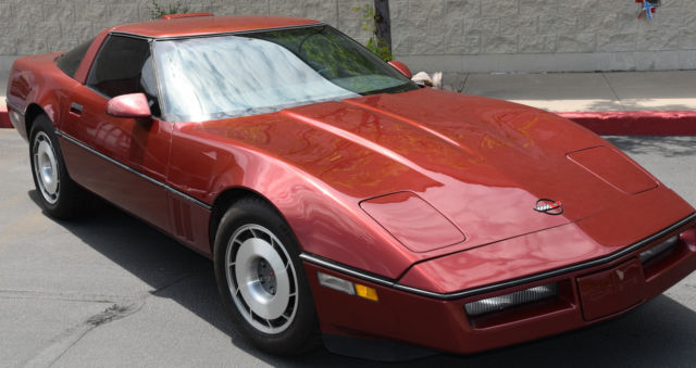 1987 chevrolet corvette base hatchback 2-door 5.7l red 59k miles