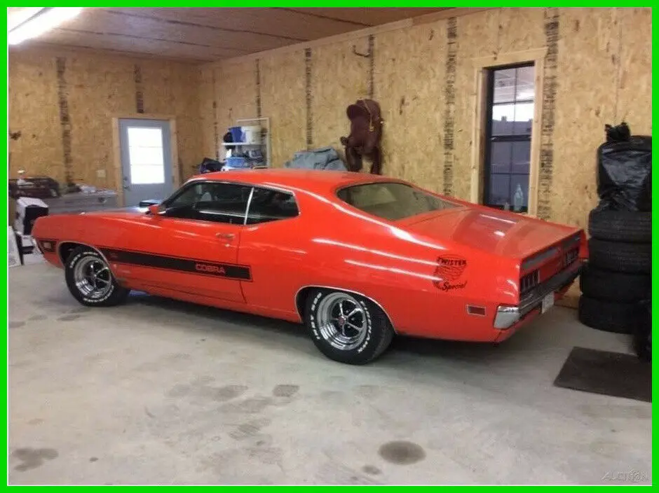1970 ford torino twister special 4-speed manual rwd coupe 429 cobra jet engine