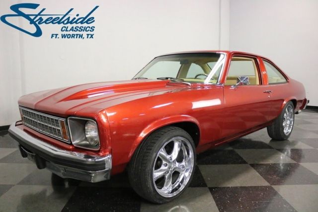1975 chevrolet nova 437 miles red coupe 350 lt1