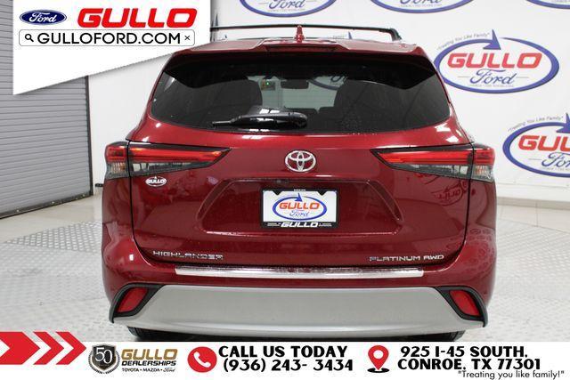 2020 toyota highlander platinum