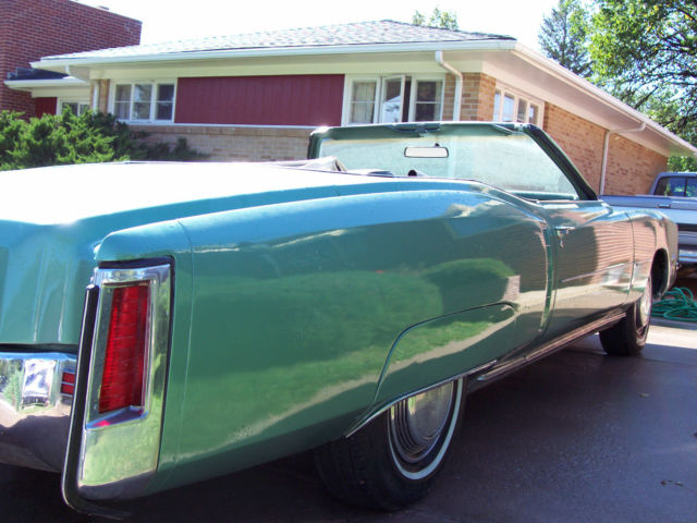 1972 cadillac eldorado convertible new paint and interior 500 ci engine nice
