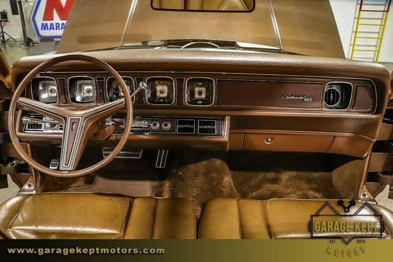 1971 lincoln continental dark brown metallic coupe 460 v8 137264 miles