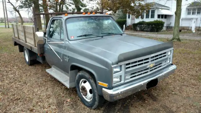 1987 chevy r30 silverado, 454, auto, pw, pl, ac 1 ton dually 12' stake body
