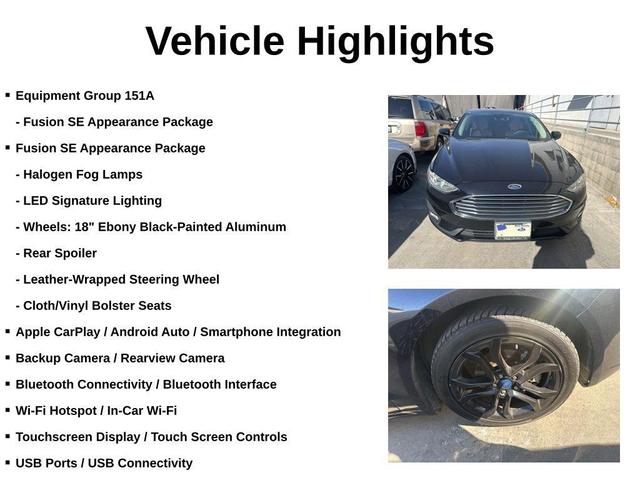 2019 ford fusion se