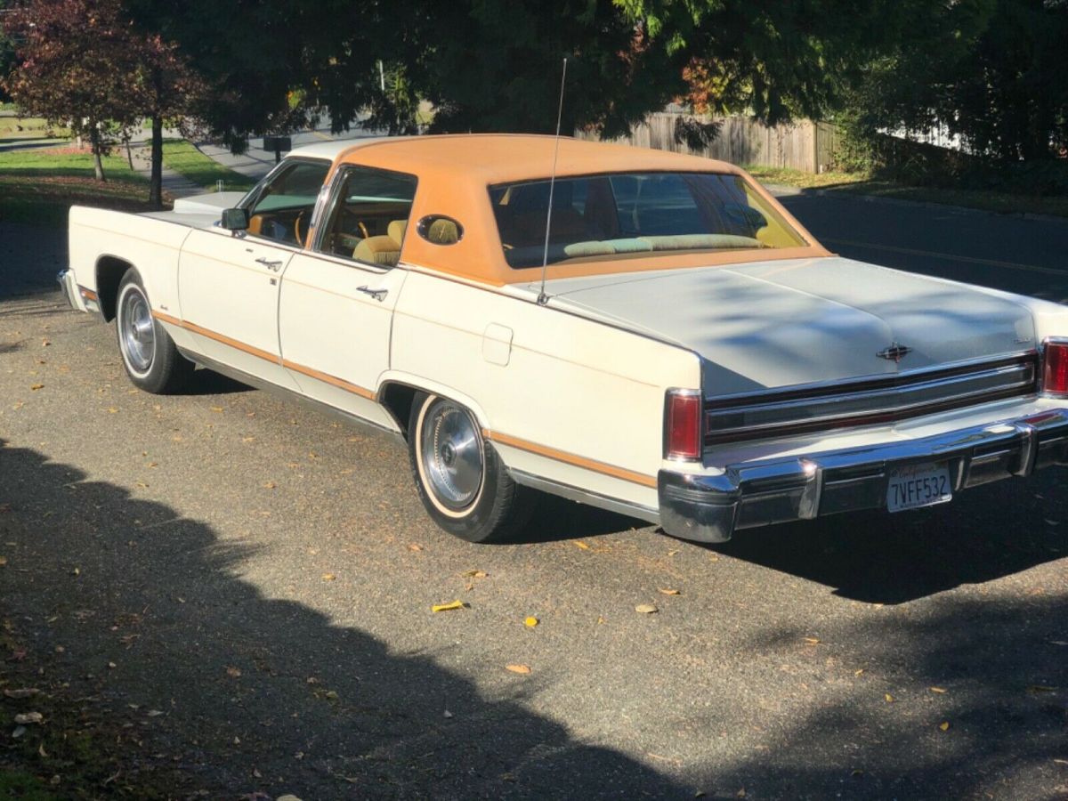 1978 lincoln town car offered from private collection 43k miles !!!!