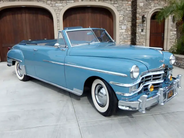 1949 chrysler windsor convertible -- restored 77,000 mile west coast car