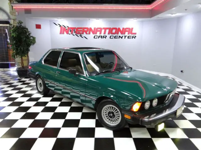 1978 bmw 320i e21 coupe 1 owner 5-spd rust free california car rare jade green!