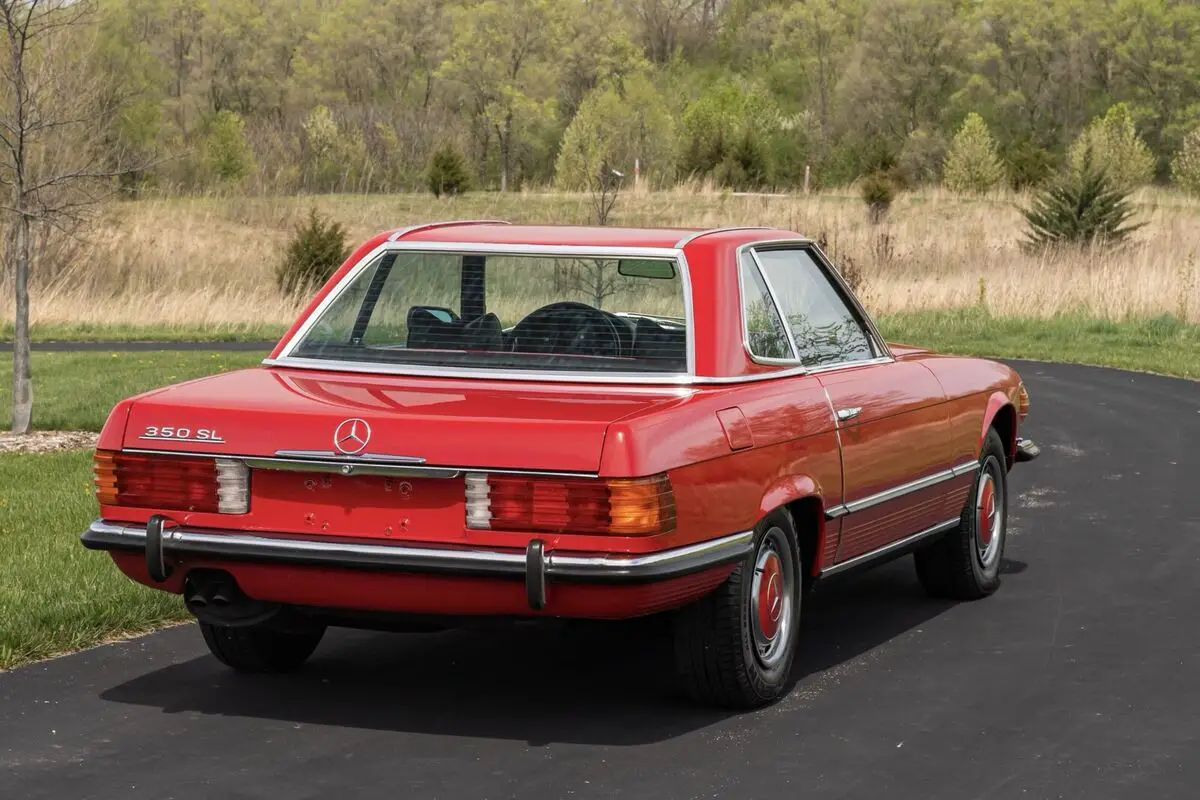 1972 mercedes-benz 350 sl red