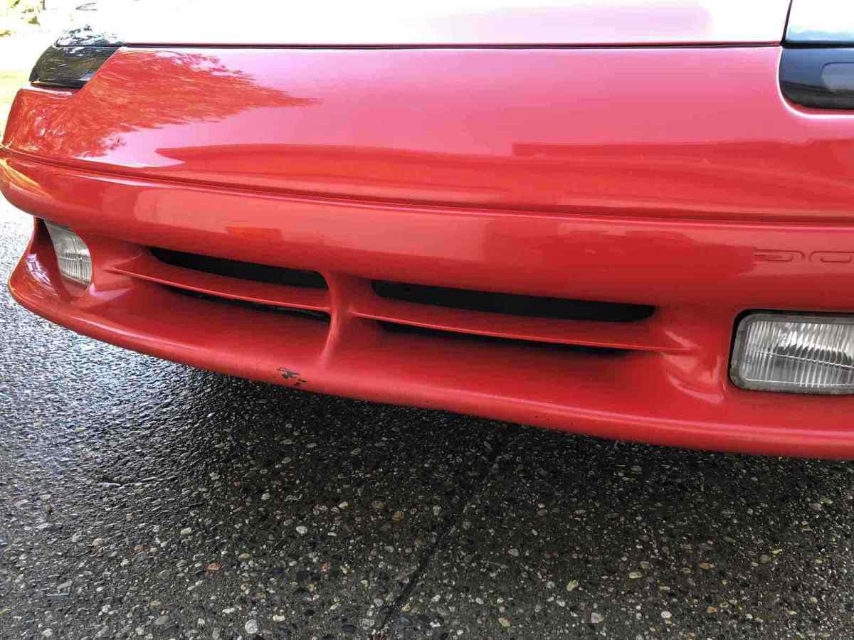 1992 dodge stealth hatchback red r/t turbo