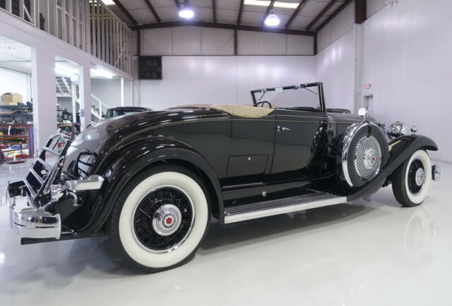 1932 packard deluxe eight roadster coupe, 46,076 actual miles, 3 owners from new