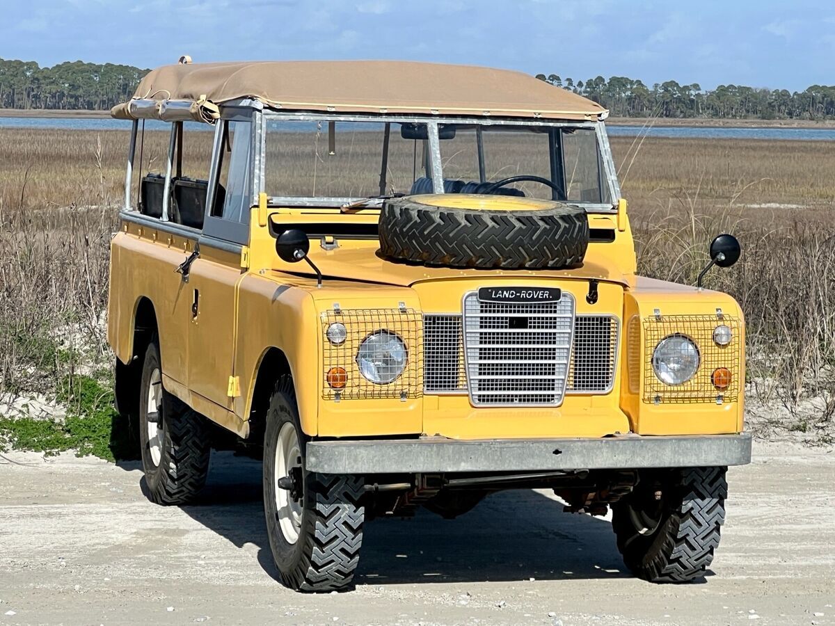 1979 land rover serie iii yellow 4wd manual
