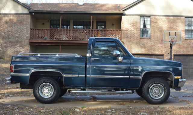 1987 chevrolet silverado k10 swb 4x4 fleetside pickup truck