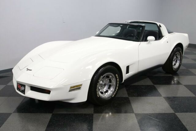 classic vintage c3 chevy vette automatic bfgoodrich radial alpine white blue