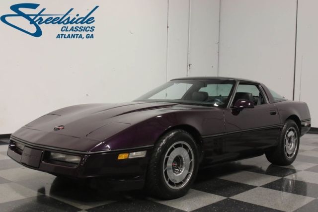 1985 chevrolet corvette 51396 miles purple coupe 5.7 liter tpi v8 manual