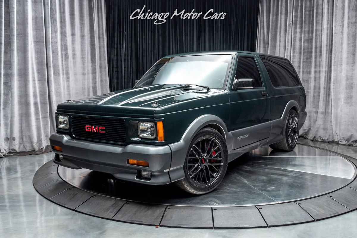 1992 gmc typhoon twin-turbo ls-1100+ horsepower! forest green metallic