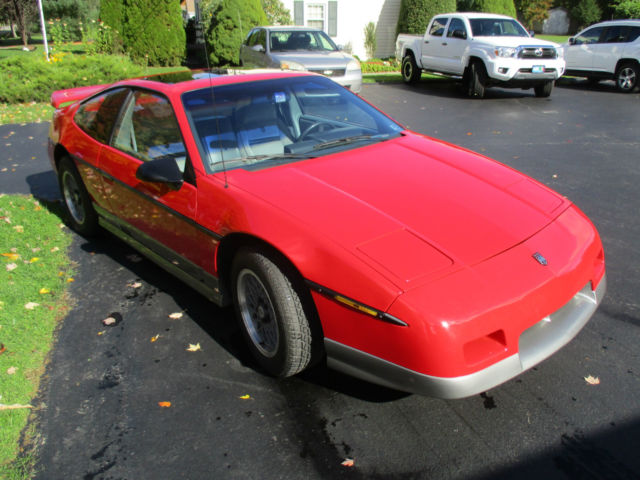 1986 pontiac fiero gt 1 owner automatic all original clean car 59k