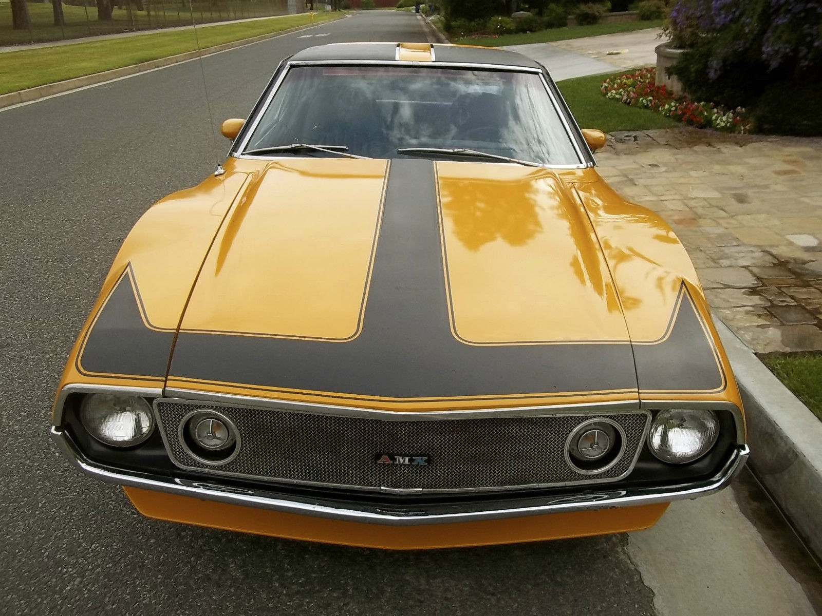 1971 amc javelin amx rare -4speed -go pack -tic toc tac -p code -brochure car!