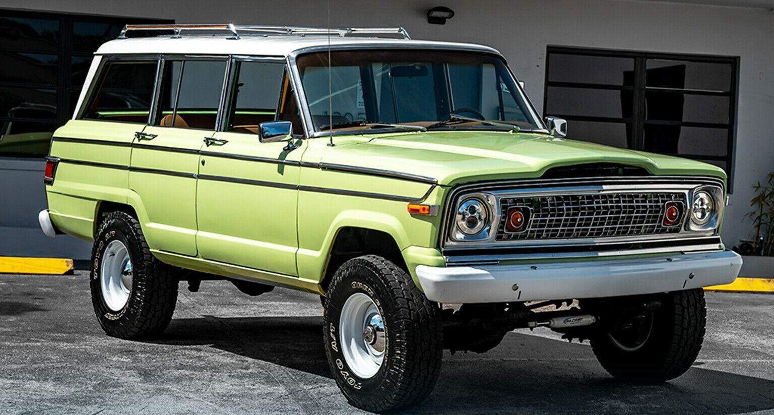 1979 jeep wagoneer ls swap recently repainted