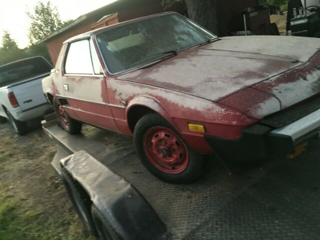 1979 fiat x 1/9 barn find parts car restore or race car