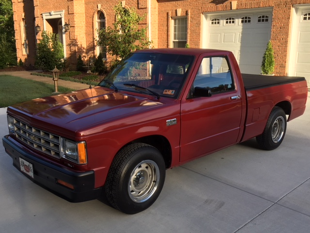 1986 chevrolet s-10 short bed
