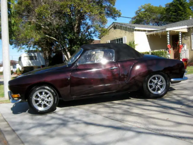 1970 volkswagen karmann ghia convertible