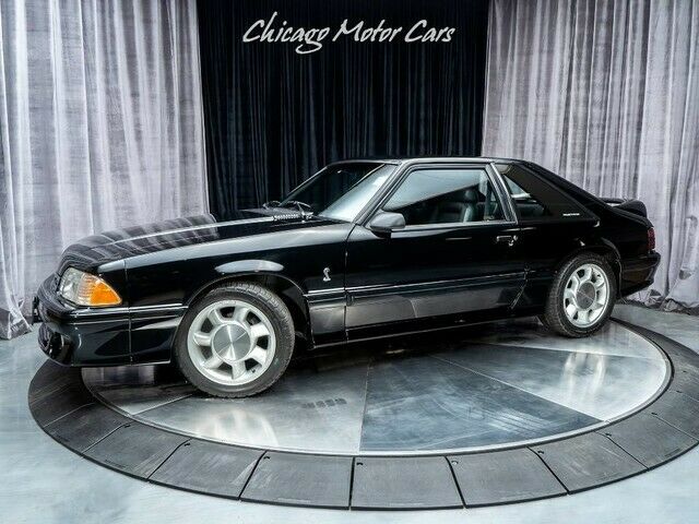 1993 ford mustang cobra svt coupe 32k original miles! black