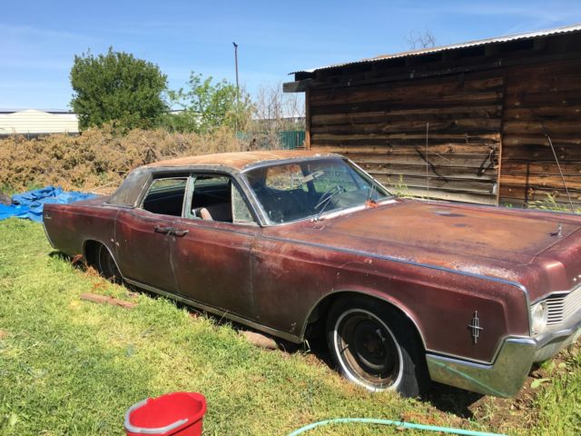1966 lincoln continental project car with suicide doors