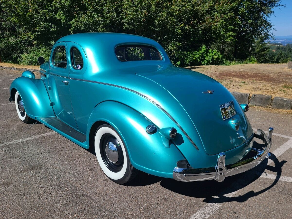 1938 chrysler royal coupe blue rwd manual business coupe