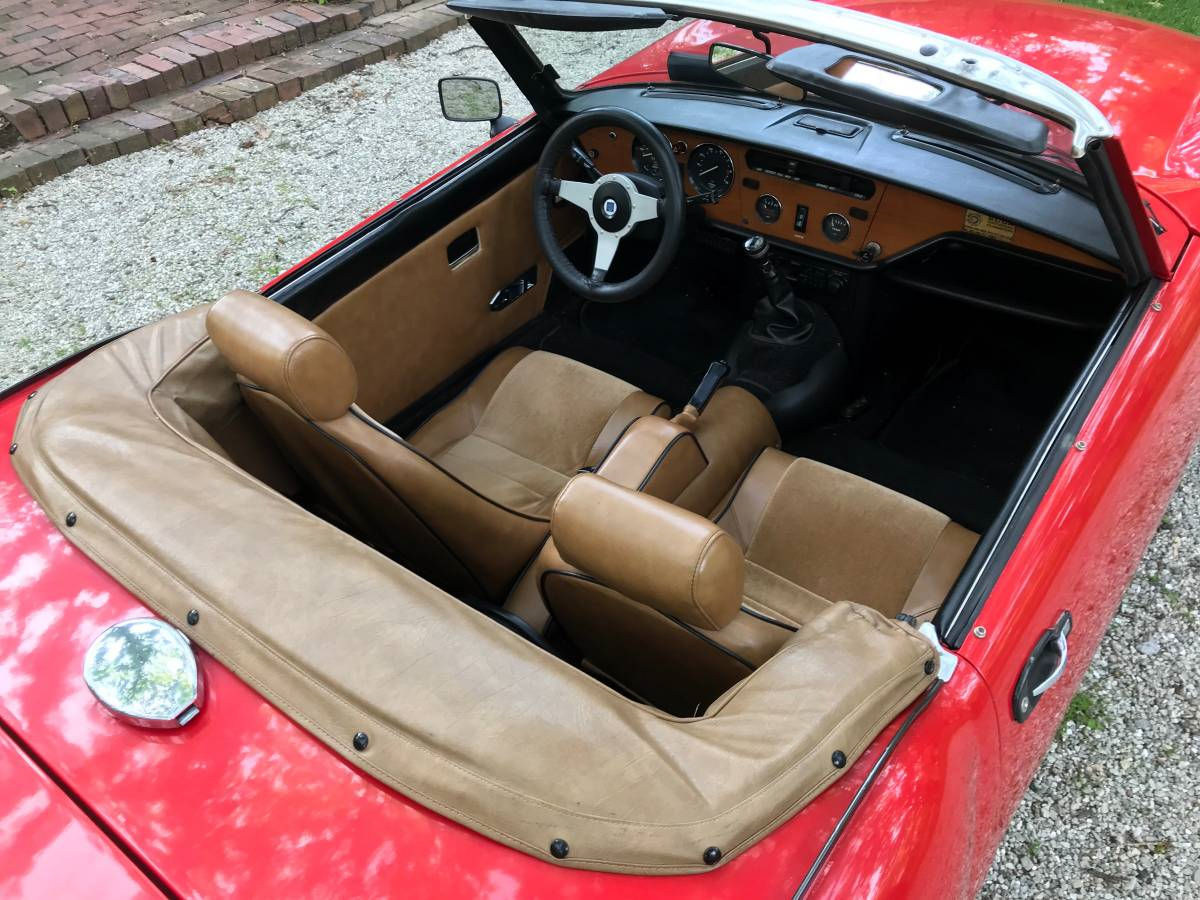 beautiful 1980 triumph spitfire with od transmission - 3 owner