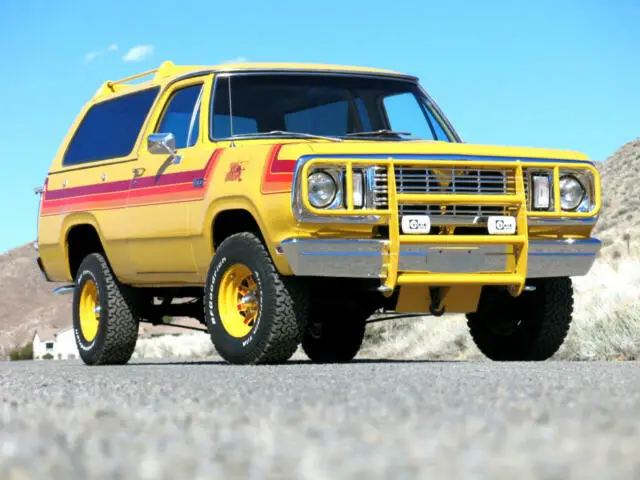 1977 plymouth trailduster, yellow with 67,254 miles available now!