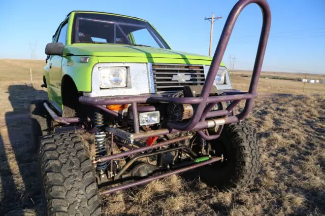 chevy tracker rock crawler offroad off road 4x4 trail rig lifted tube frame sbc