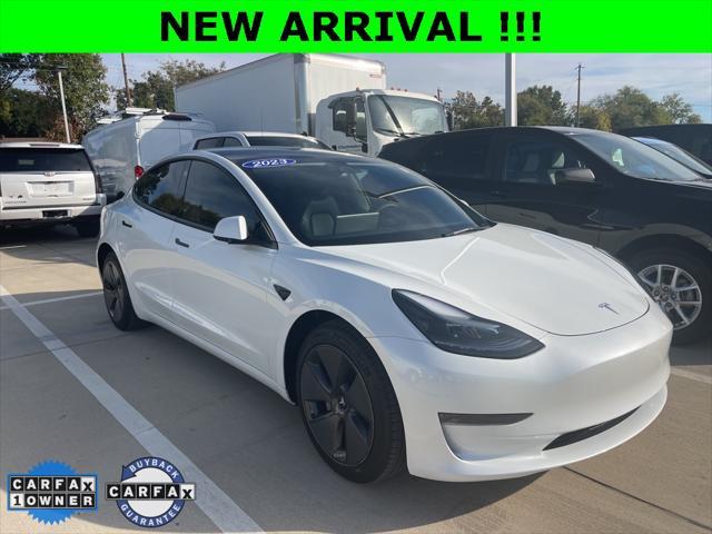 2023 tesla model 3 standard range