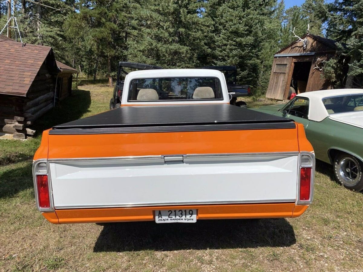 1968 gmc c10 pickup 0 orange pickup 8 cyl, automatic