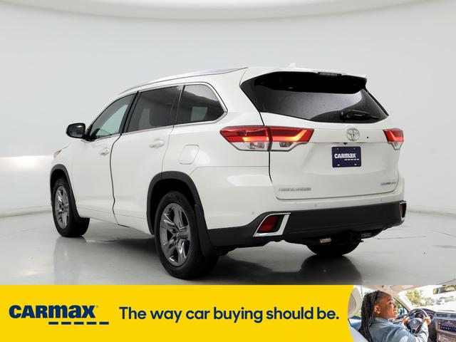 2018 toyota highlander limited platinum