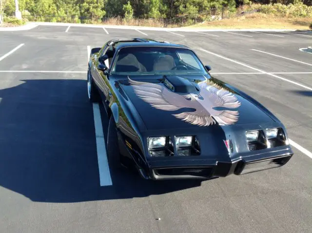 beautiful black trans am