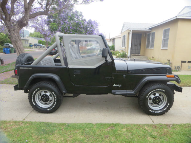 jeep wrangler 1991 4x4 4.0l 6 cylinder 5-speed only 59,393 original miles