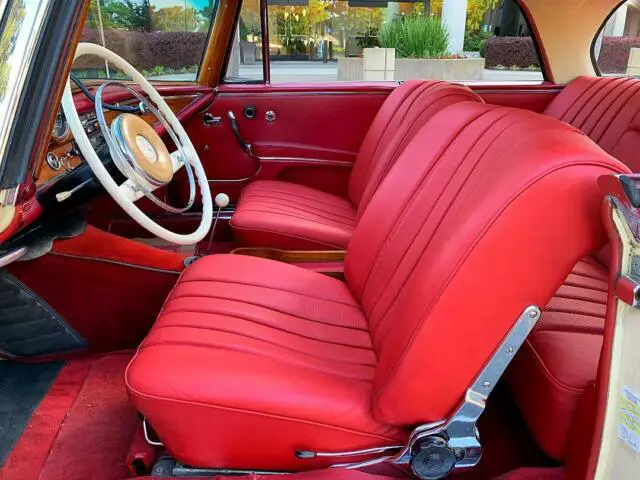 1963 mercedes 220seb low grill sunroof coupe, 4 speed, no rust, no reserve !!!!