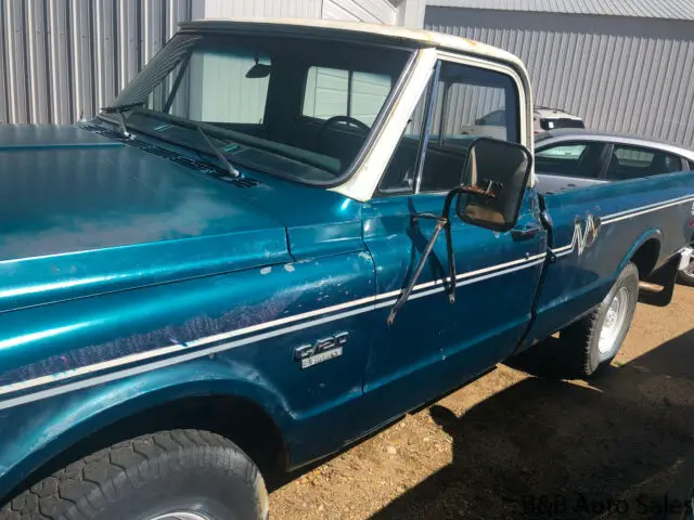 1969 chevrolet k20 0 green 4 spd
