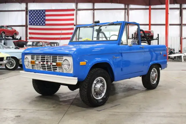 1975 ford bronco 87728 miles blue suv 302 v8 manual