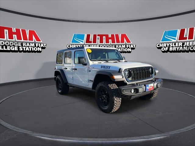 2024 jeep wrangler 4-door willys 4x4