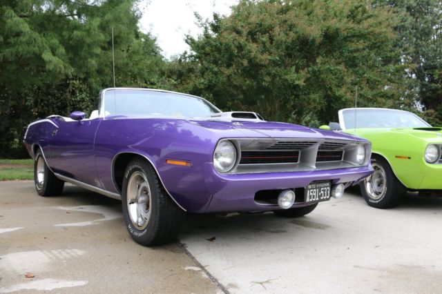1970 cuda convertible plymouth