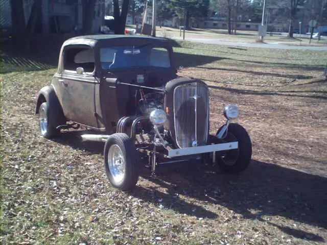 1933 chevrolet 3 window coupe gasser rat rod hot rod race car barn find