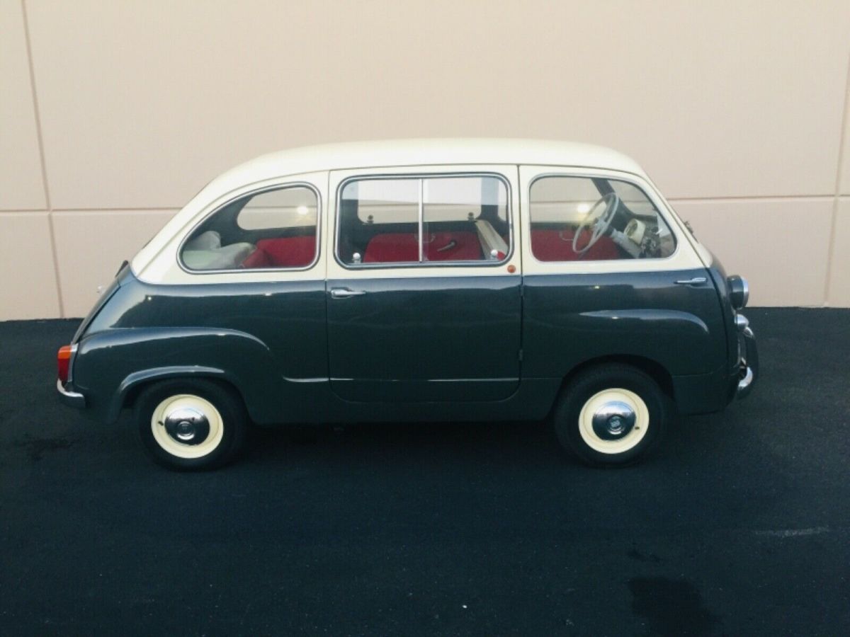 1963 fiat multipla 600d - 6 seater - 4 door - 4 speed - 767cc motor - 3 owner
