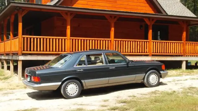 1988 mercedes-benz 420 sel w126 chassis charcoal gray