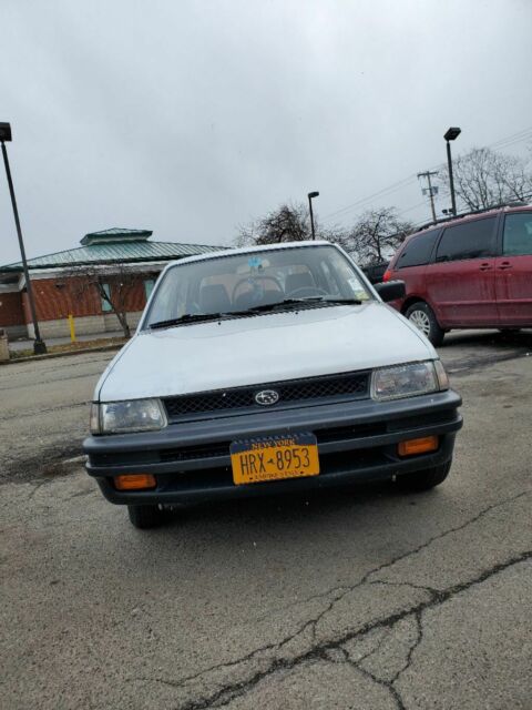 barn find classic 1993 rare subaru justy drives excellent